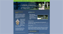 Desktop Screenshot of catholiccemeteriessaginaw.com